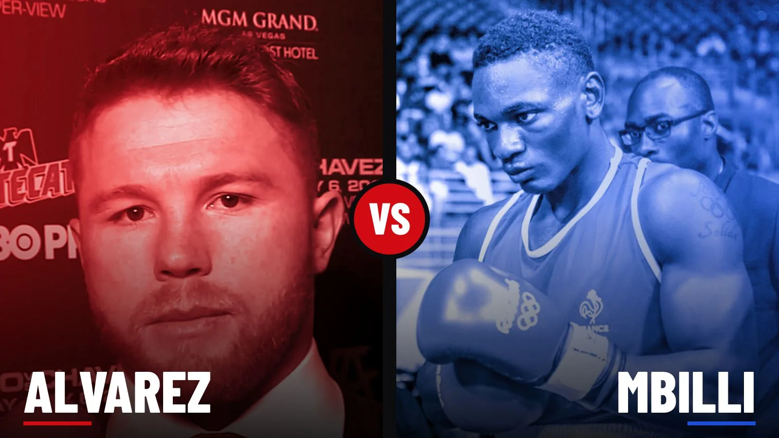 Canelo Alvarez and Christian Mbilli
