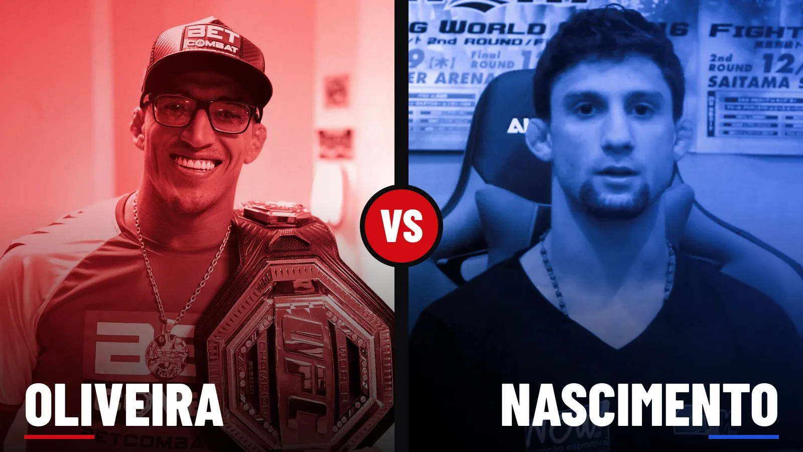 Charles Oliveira and Allan Nascimento