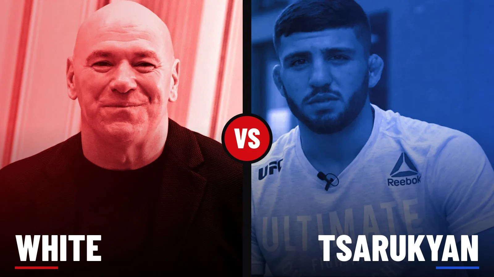 Dana White and Arman Tsarukyan