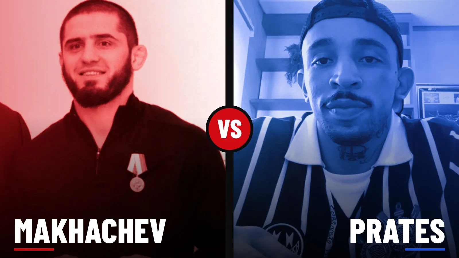 Islam Makhachev and Carlos Prates