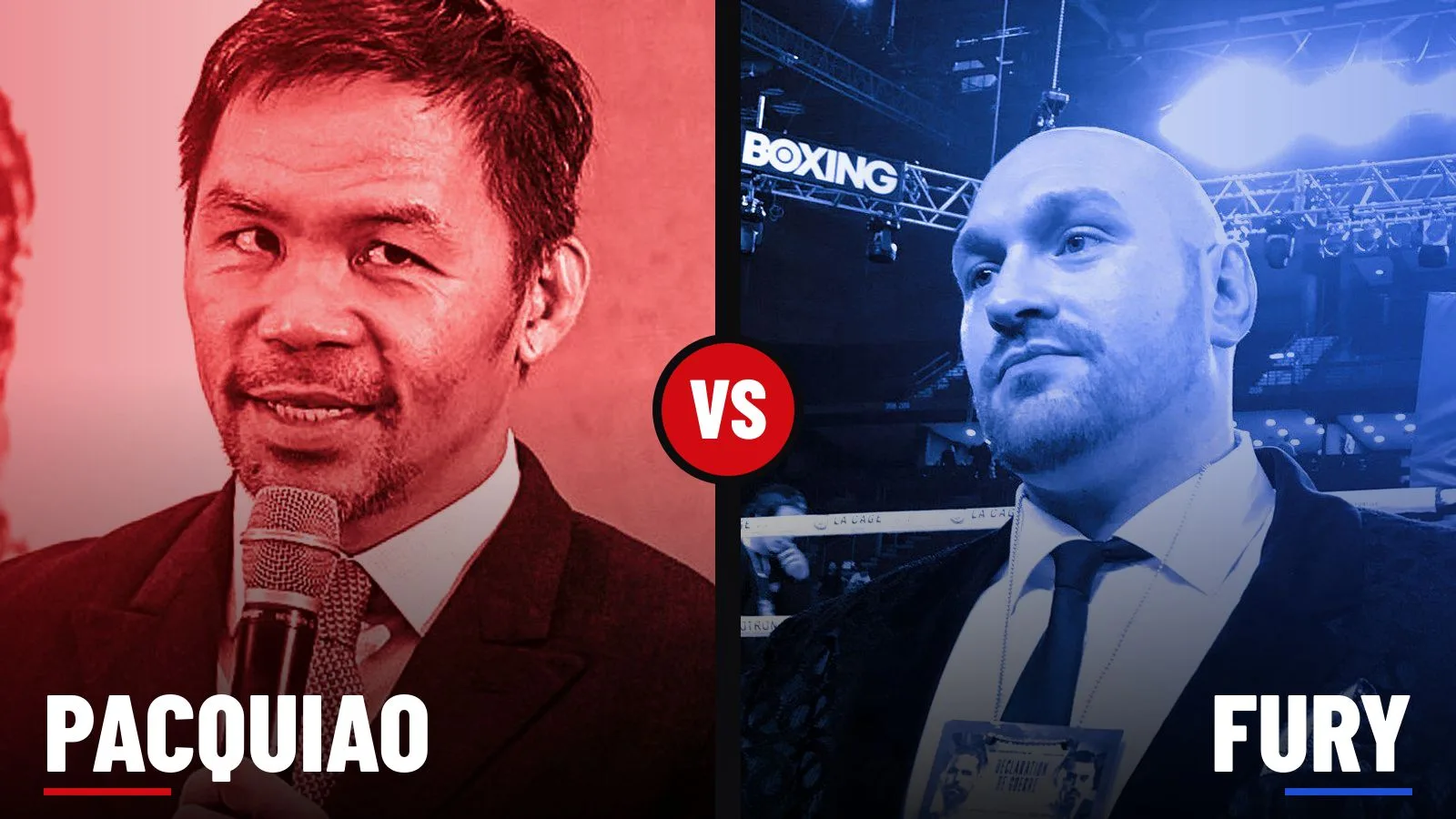 Manny Pacquiao and Tyson Fury