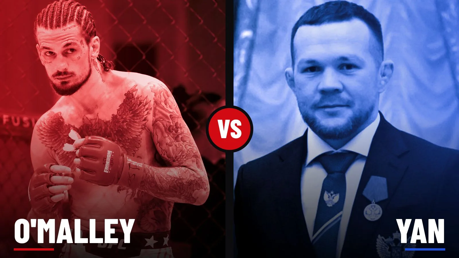 Sean O'Malley and Petr Yan