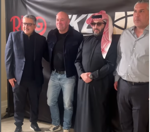 dana white and arabs